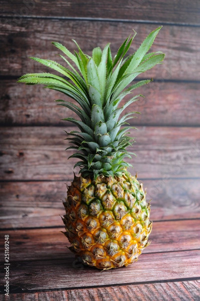 Obraz A nice pineapple on the board