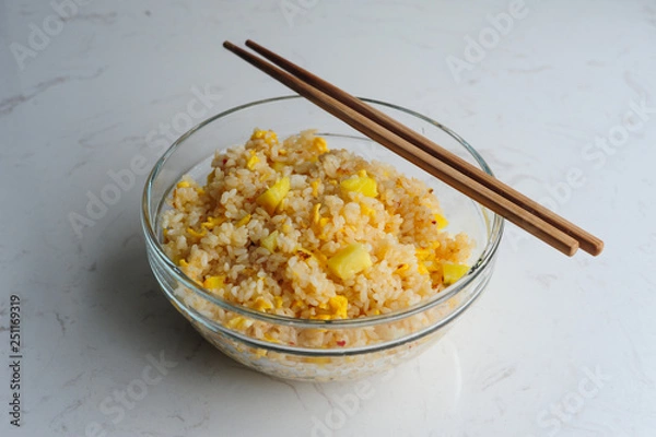 Obraz Fried rice with pineapple