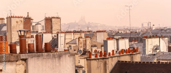 Obraz Paris rooftops