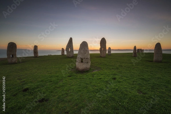 Obraz Walk of the Menhires, A Coruña