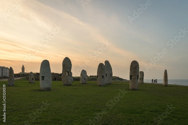 Obraz Paseo de los Menhires, A Coruña