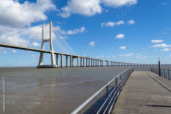 Obraz Vasco da Gama Bridge in Lisbon
