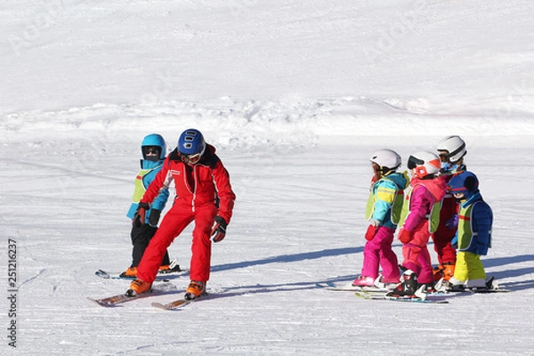 Obraz Cours de ski enfants-4327