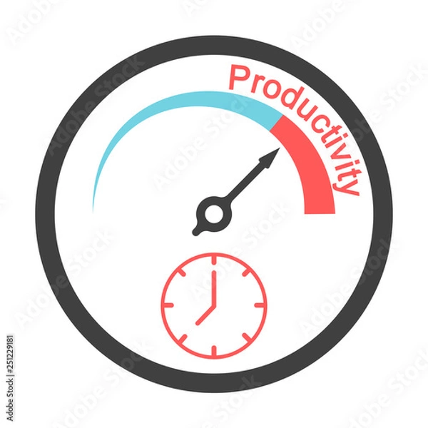 Obraz Abstract Productivity Scale