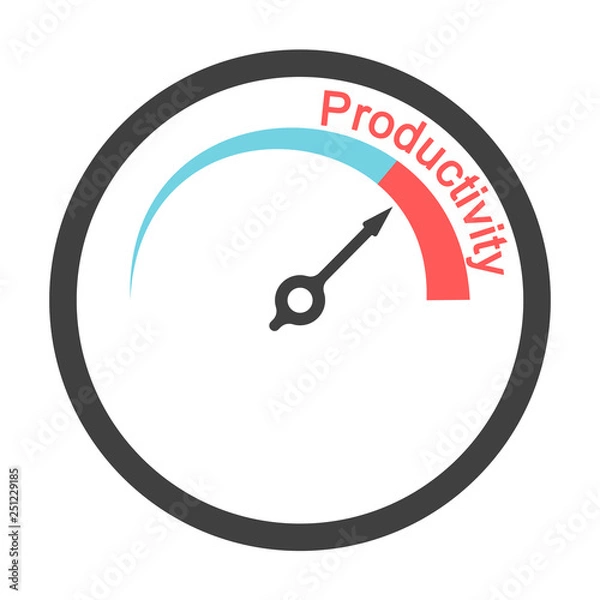 Obraz Abstract Productivity Scale