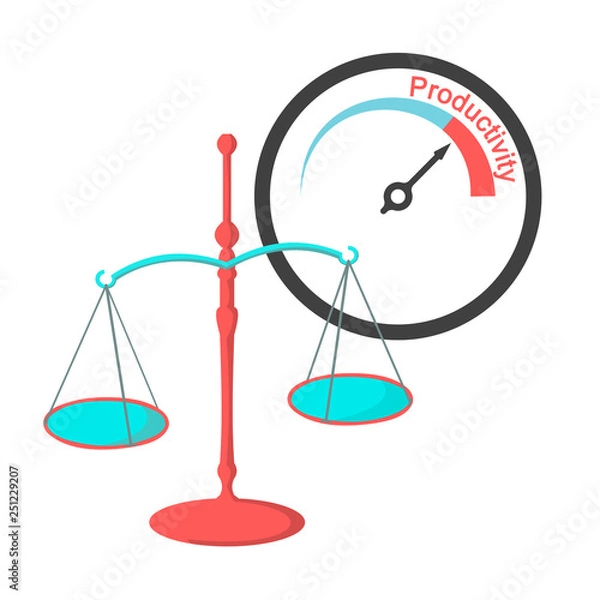 Obraz Abstract Work and Productivity