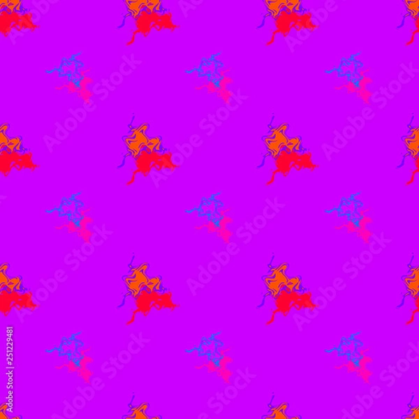Fototapeta Seamless background pattern with various colored spots.
