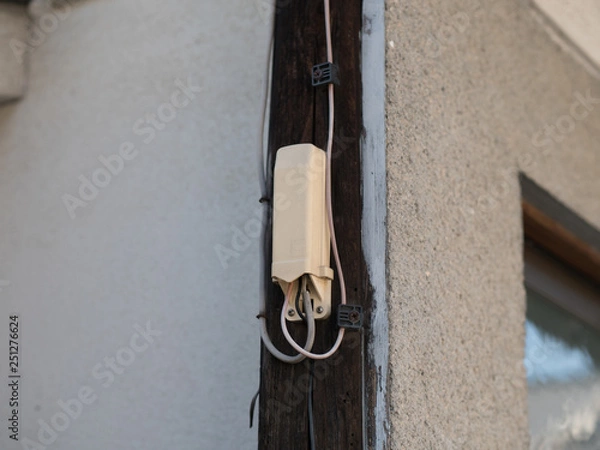 Fototapeta 古い配線