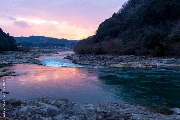 Fototapeta 近江夕景