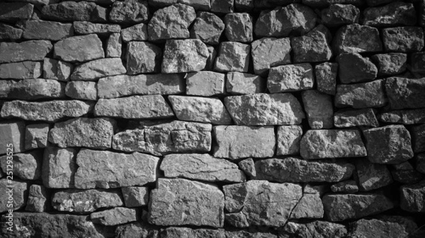 Obraz Rock fence background 