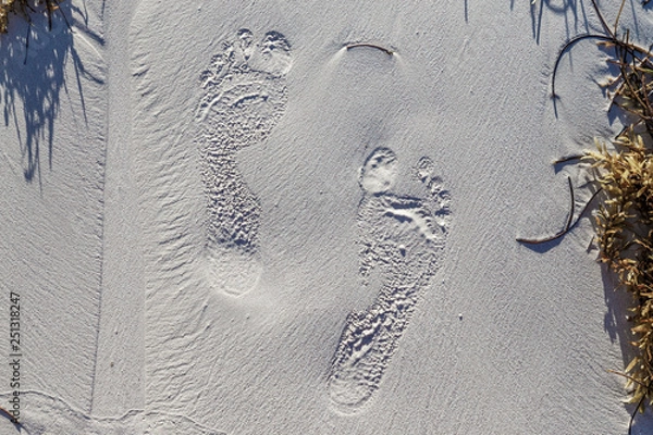 Obraz Footprints on the sand