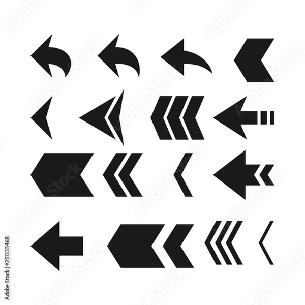 Fototapeta arrows vector illustration