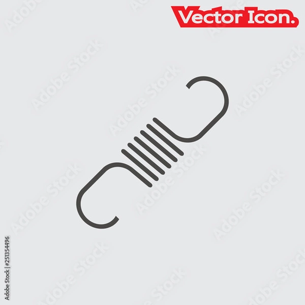 Fototapeta spring icon isolated sign symbol and flat style for app, web and digital design. Vector illustration.