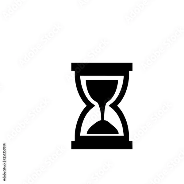 Fototapeta hourglass simple icon
