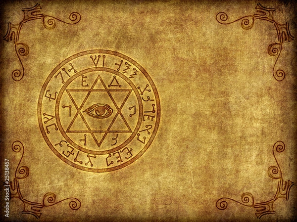 Obraz Ancient Magik Sigil Illustration