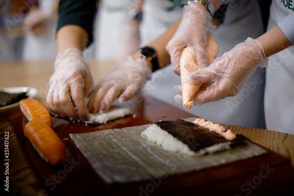 Obraz sushi cook rice