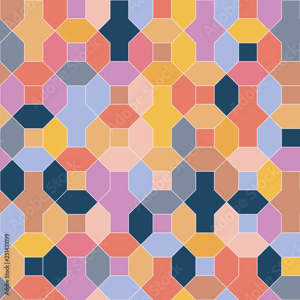 Fototapeta Positive energy color geometrical background