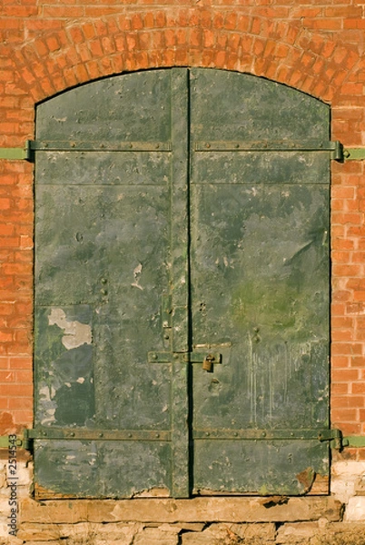 Obraz green doors