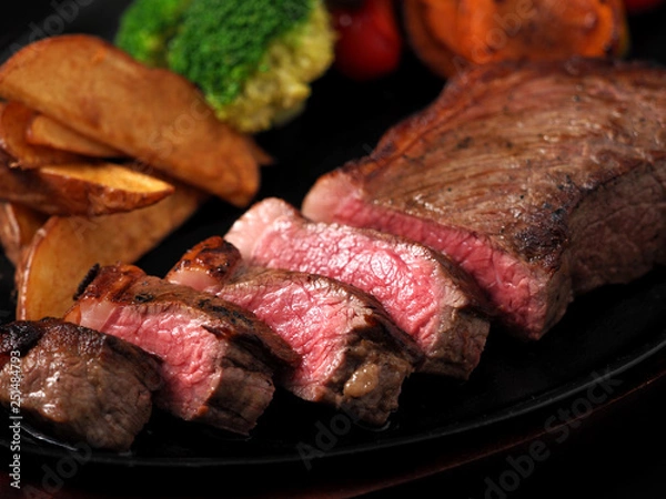 Obraz 牛イチボ　赤身ステーキ