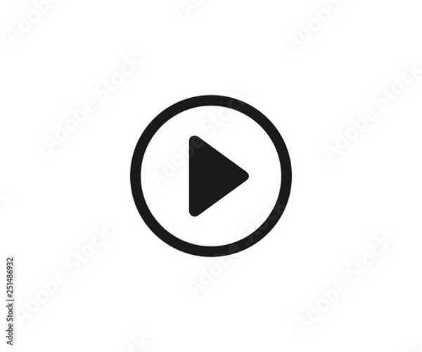Fototapeta Play button vector