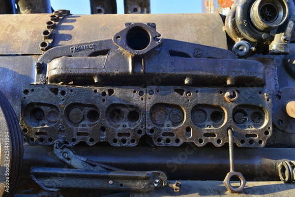 Fototapeta The machine gear device