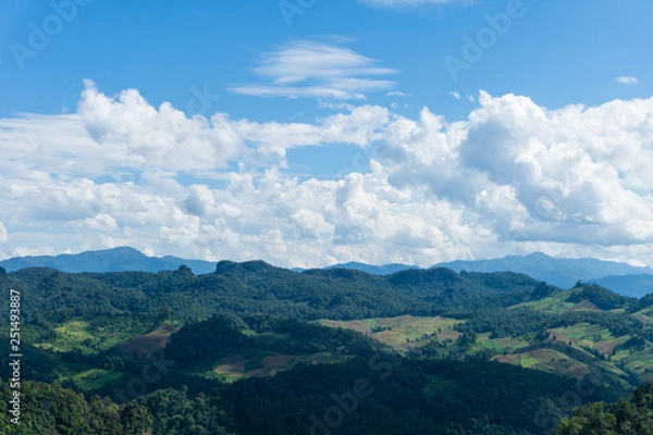 Obraz view of mountains