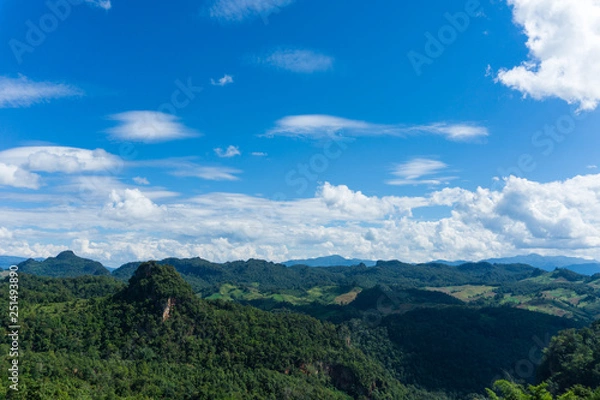 Obraz view of mountains