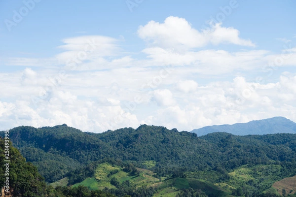 Obraz view of mountains