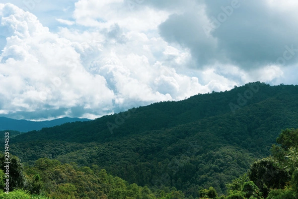 Obraz view of mountains