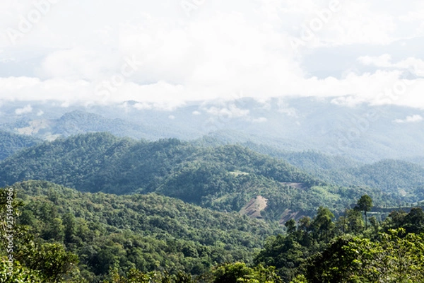 Obraz view of mountains