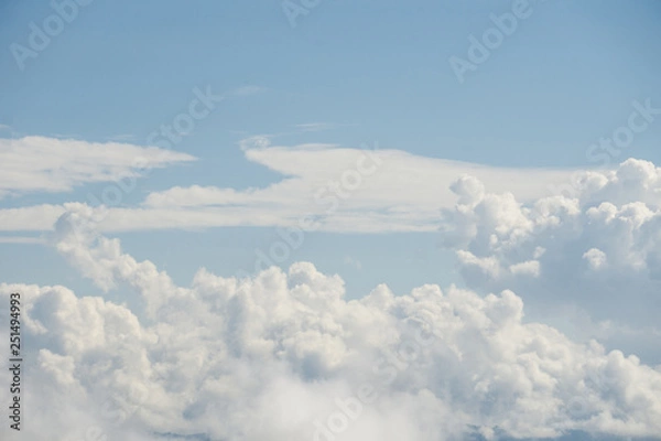 Obraz blue sky with clouds