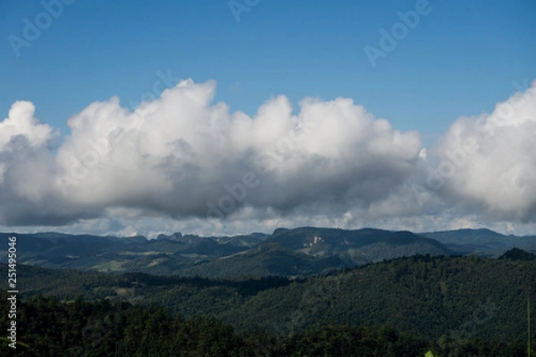 Obraz clouds over mountains