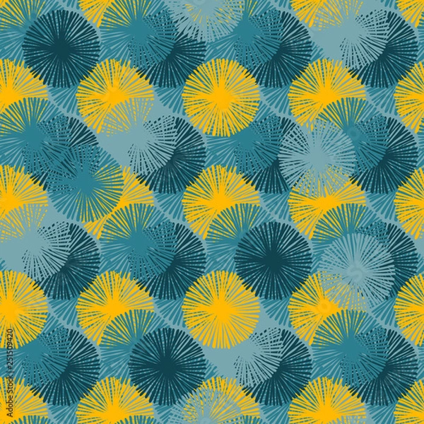 Fototapeta Abstract Ikat and boho style handcraft fabric pattern. Traditional Ethnic design for clothing and textile background, carpet or wallpaper
