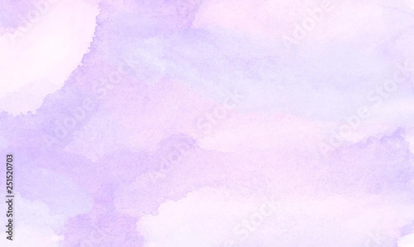 Fototapeta Vintage jasnofioletowe farby akwarelowe ręcznie rysowane ilustracja z teksturą ziarna papieru do projektowania aquarelle. Streszczenie grunge fioletowy gradient fioletowy kolor wody artystyczny pędzel rozchlapać tło
