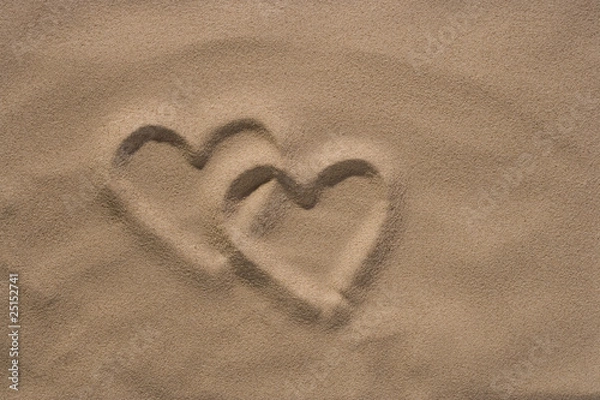 Obraz Piaskowe Serce