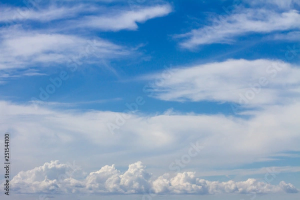 Fototapeta 青い空と白い雲