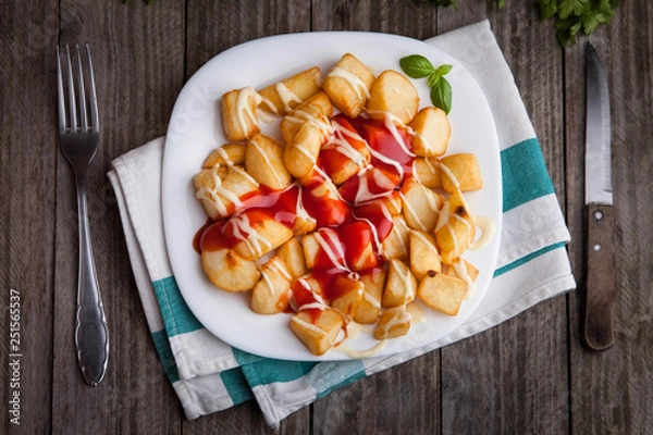 Obraz Patatas bravas comida rapida