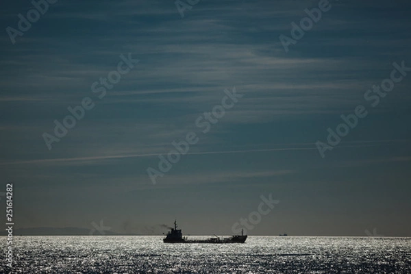 Obraz A ship in the sea