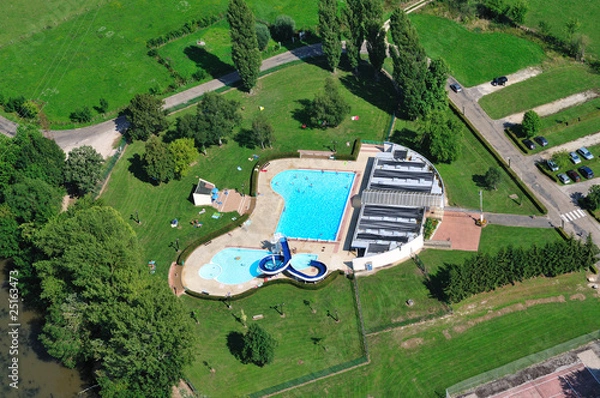 Fototapeta vue aérienne