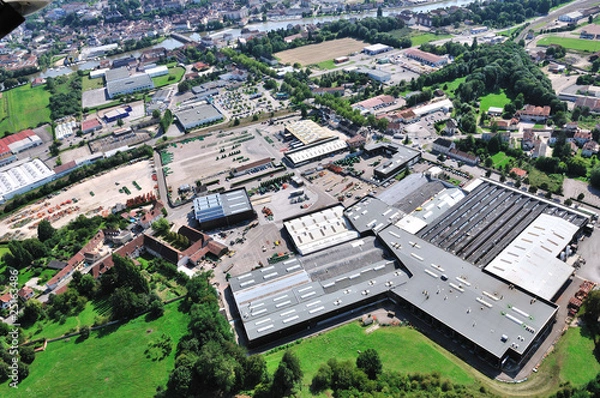 Fototapeta vue aérienne