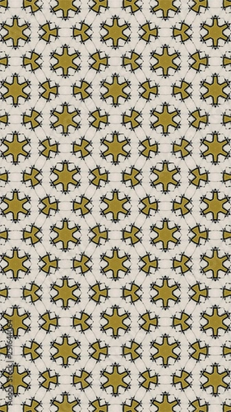 Fototapeta Ornate geometric pattern and abstract colored background