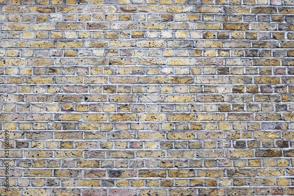 Fototapeta old brick british wall