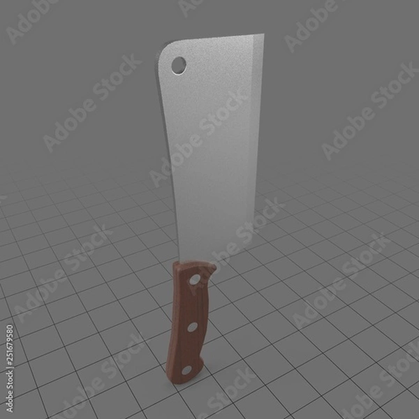 Fototapeta Meat cleaver