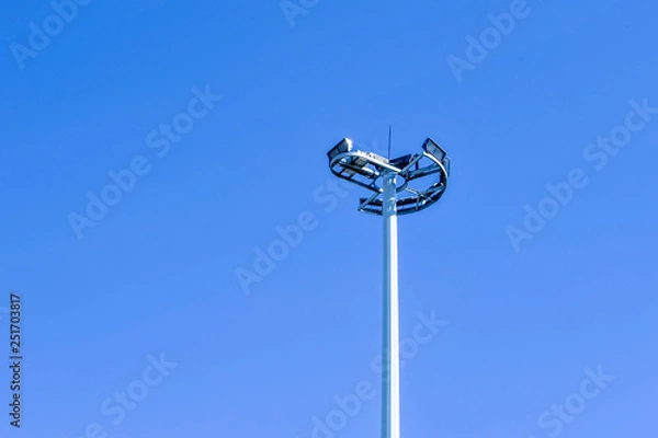 Fototapeta Tangshan City - March 30, 2018: Sculpture and Architecture of Tangshan Nanhu Park, Tangshan City, Hebei Province, China.