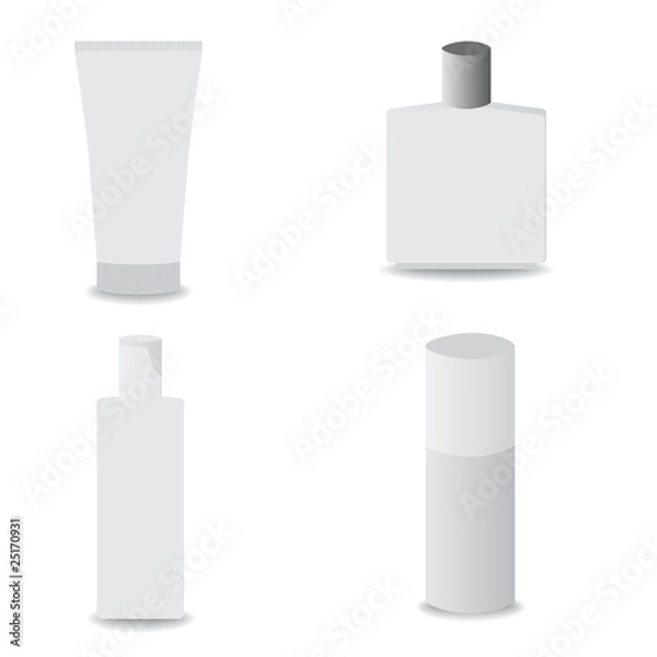 Obraz Empty tubes bottles and containers