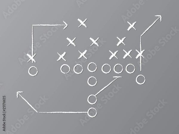 Obraz Vector Football Play
