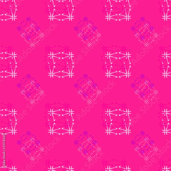 Fototapeta Seamless background pattern with various colored triangles.