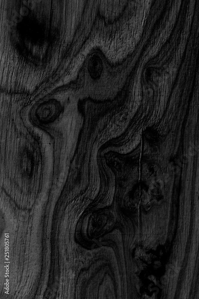 Fototapeta Abstract black wood panel texture background