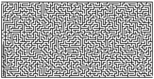 Fototapeta WALL GRAPHIC MAZE