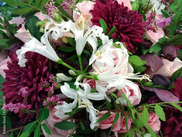 Obraz bouquet of flowers, background